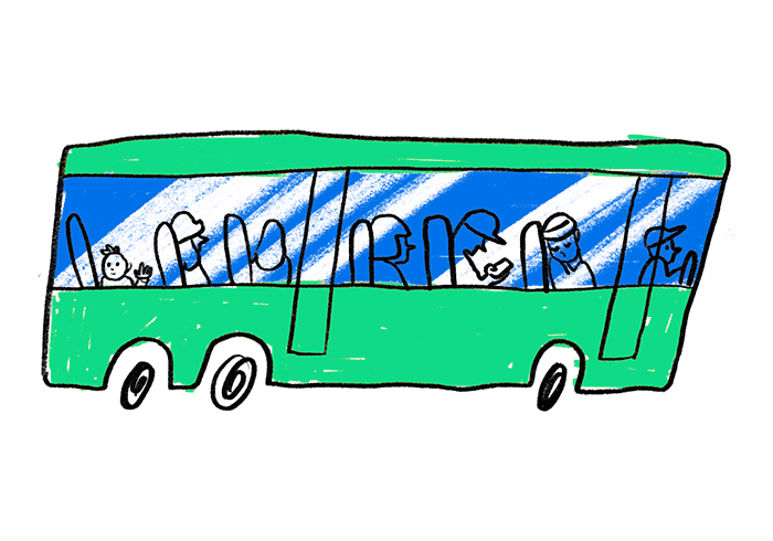 An illustration of a bus.