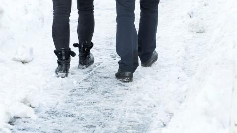 Icy conditions