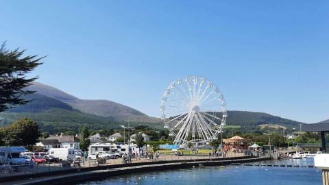 A Ferris wheel abroad